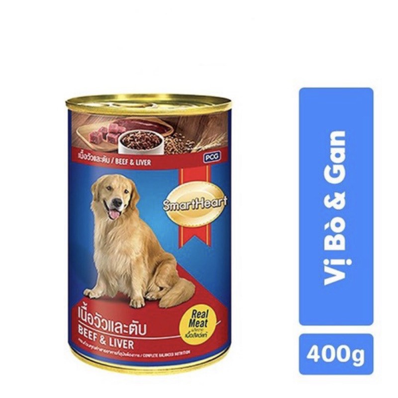 Pate cho chó Smartheart lon 400g