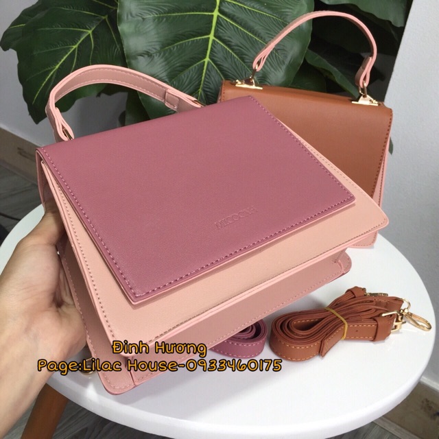 Túi nắp vuông kiểu Micocah