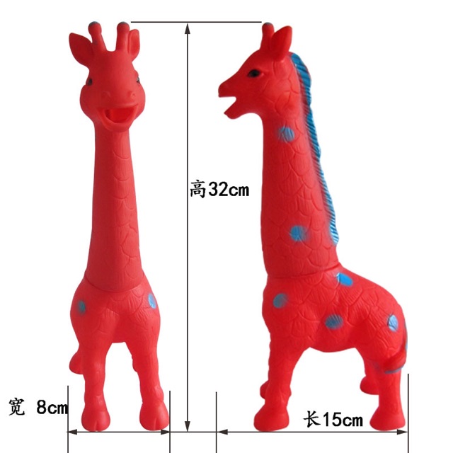 Heo-hươu nhựa bóp kêu size to hàng nhựa dầy