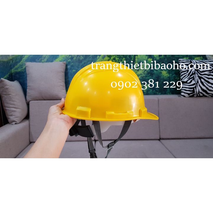 Nón bảo hộ lao động North màu vàng có xốp HDPE