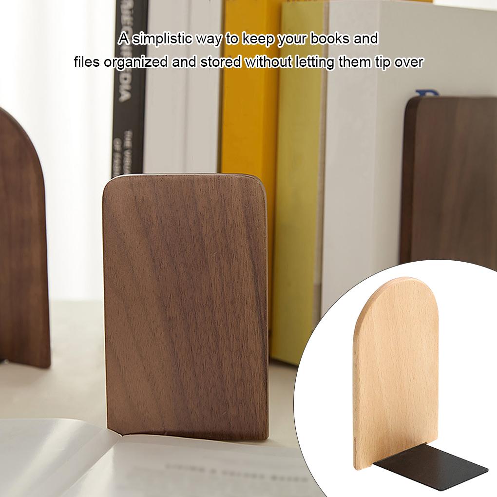 Giá Đỡ Đầu Sách Bằng Gỗ Chống Bị Vỡ Tiện Dụng Cho Phòng Học / Văn Phòng