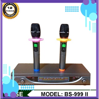 Sale Micro không dây hát karaoke BS 999ii - mic ko dây chính hãng BH 12 tháng -