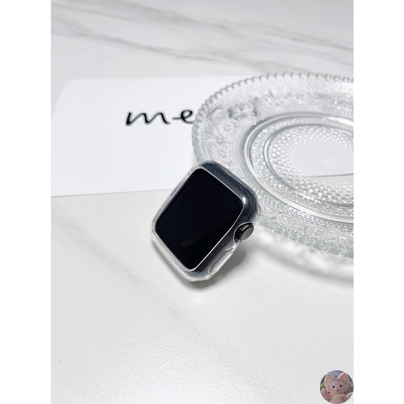 Vỏ bọc silicone siêu mỏng trong suốt cho đồng hồ thông minh iWatch Series 7 6 SE 5 4 3 2 1 Smart Watches Size 41mm 45mm 40mm 38mm 44mm 42mm