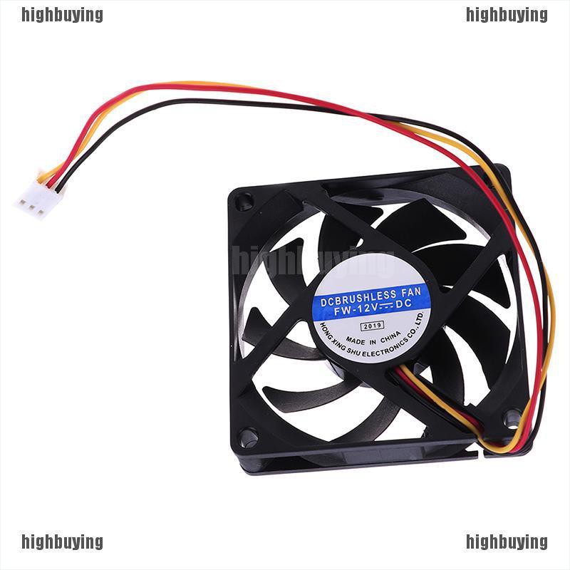 1 Quạt Tản Nhiệt 7015 70mm 70x70x15 12v 0.4a 3pin