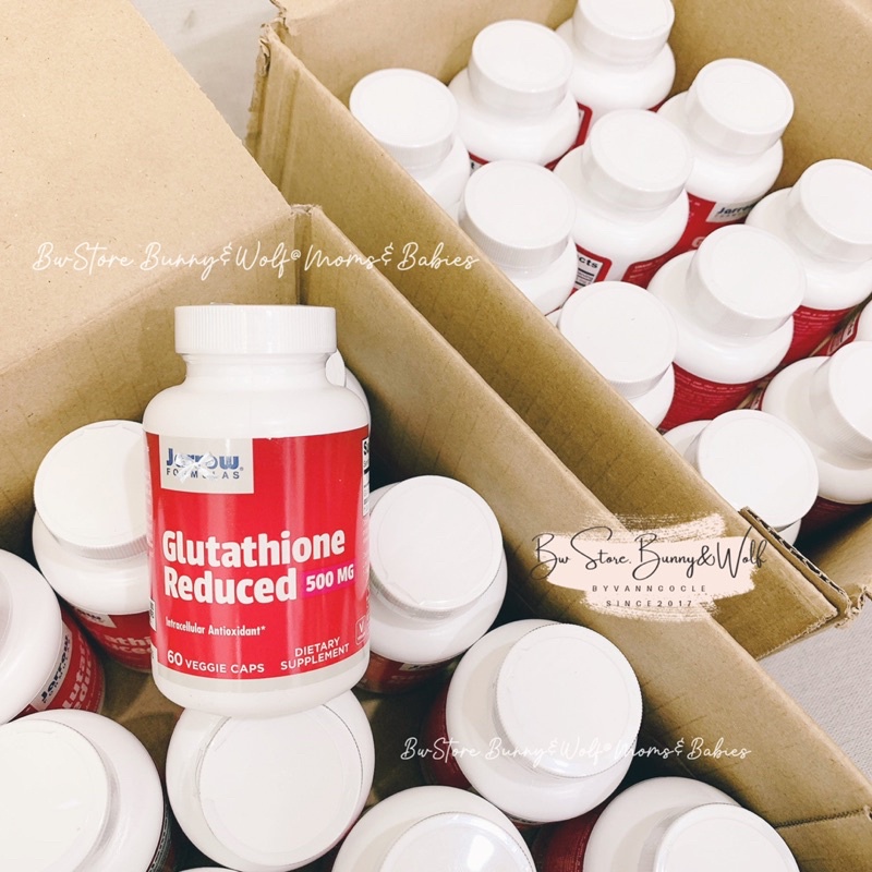 Viên Uống Trắng Da Jarrow Formulas Glutathione Reduced 500mg USA - Hộp 60 viên