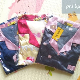 (Ảnh thật) Bộ pijama phi lụa đùi