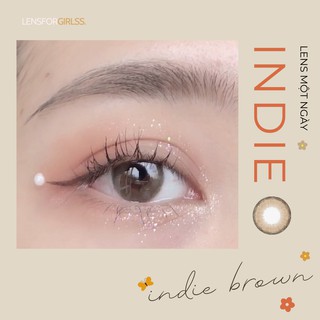 <New arrival> Kính áp tròng 1 ngày Indie Brown nhẹ nhàng tự nhiên (HSD 1 ngày)