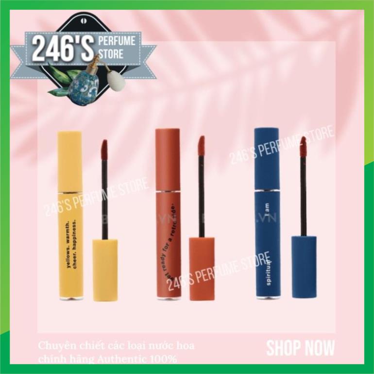 - Son Kem 3CE Neo - Retrolism 3 Màu Speak Up Vỏ Xanh - Classic Blue| Mun | _hanquocmypham2022