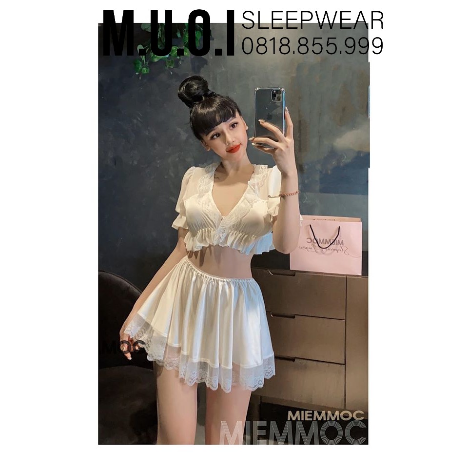 Váy ngủ sexy cao cấp QUẢNG CHÂU SX 91 - MUỐI SLEEPWEAR