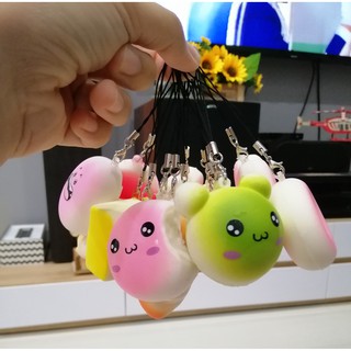 Móc khóa Squishy treo xe, balo, túi xách