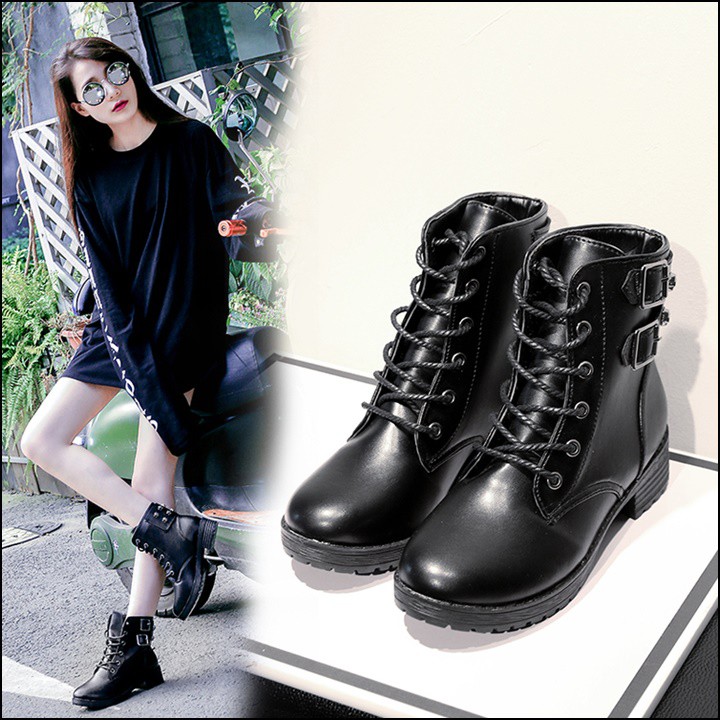 Giày Bốt Cổ Cao Cá Tính G030 | BigBuy360 - bigbuy360.vn