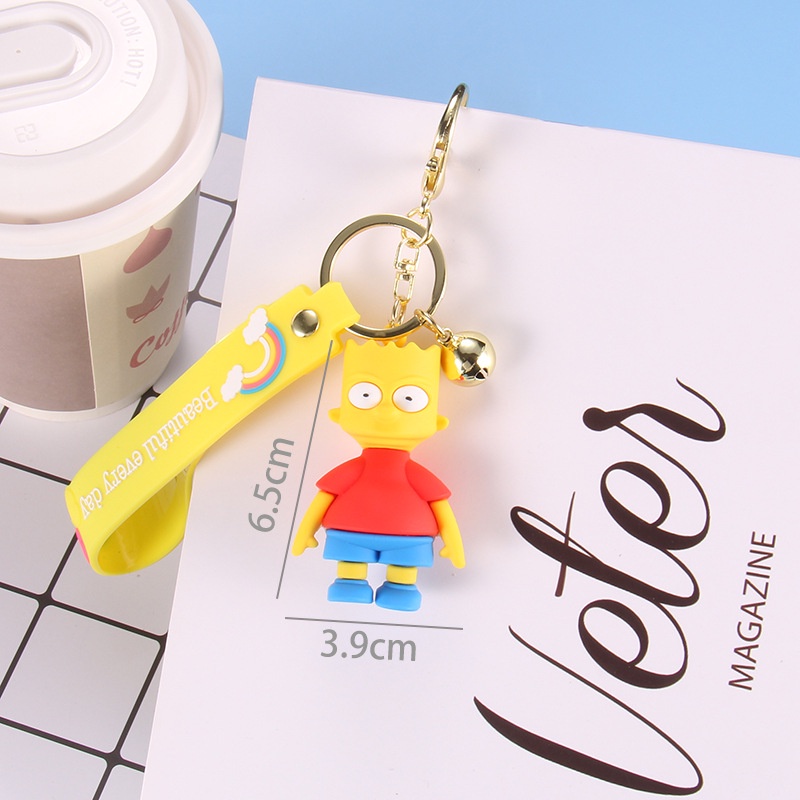 Móc Khóa Hình Hoạt Hình Simpsons Đáng Yêu