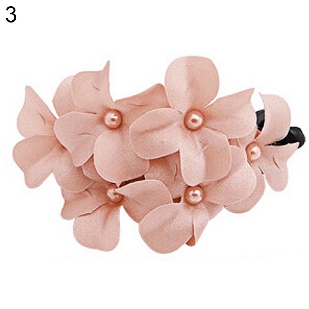 Kẹp tóc đính hoa xinh xắn dành cho nữ