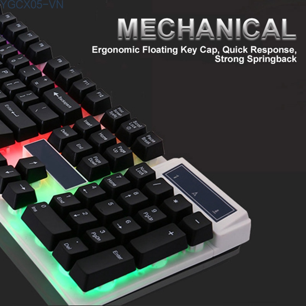 Bàn Phím Cơ Gaming Có Đèn Led Nền Cổng Usb Cho Laptop / Máy Tính | BigBuy360 - bigbuy360.vn