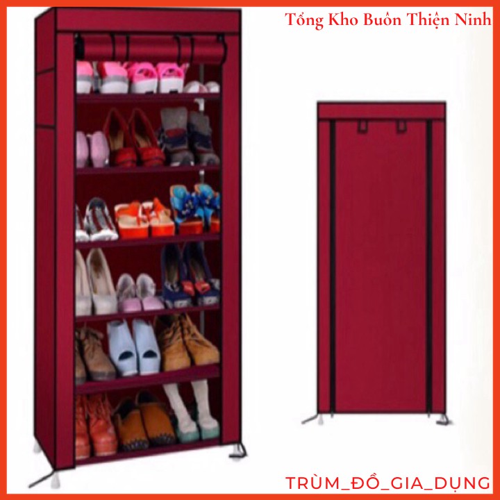 Tủ giầy 1 buồng 7 tầng 6 ngăn cao cấp