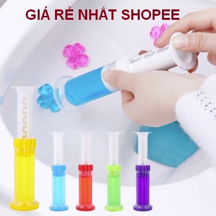 Gel khử mùi nhà vệ sinh dạng bông hoa, 6 loại mùi hương