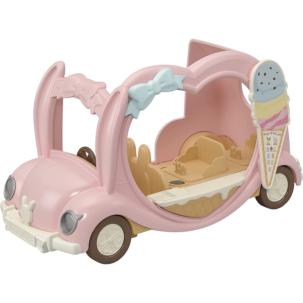 Sylvanian Families Xe Bán Kem Vui Vẻ Happy Ice Cream Wagon