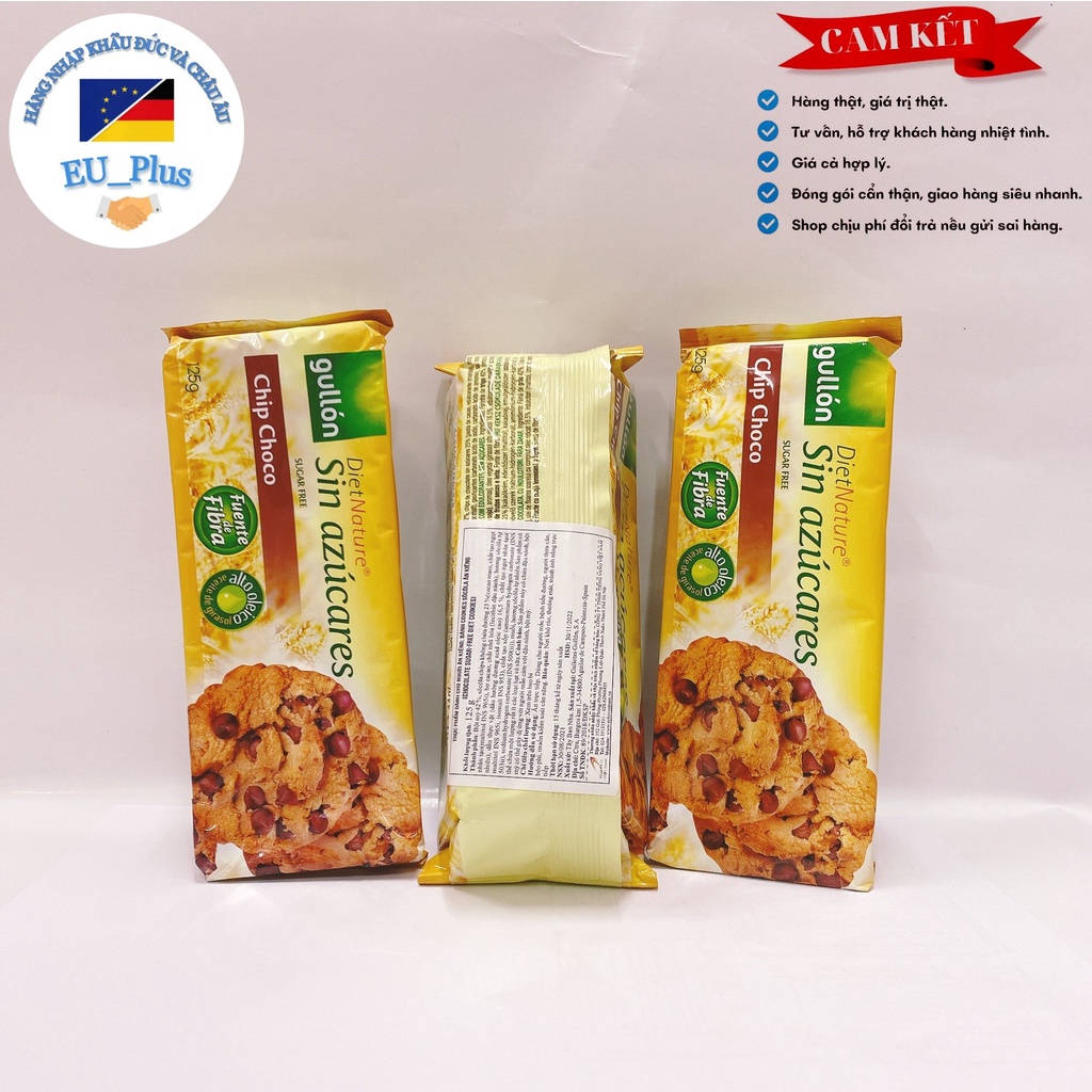 BÁNH COOKIES SOCOLA ĂN KIÊNG GULLON 125G