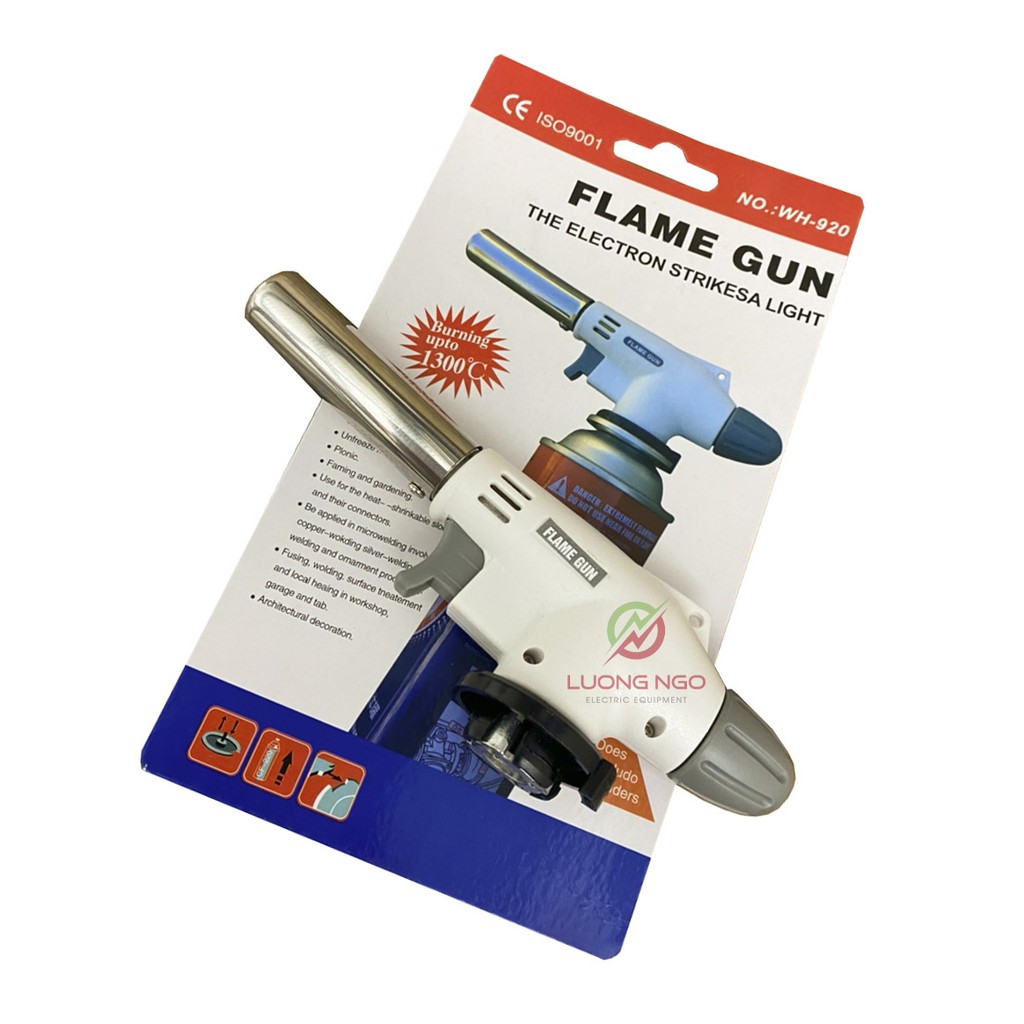 Bộ Đầu Khò Gas tự động FLAME - Đèn Khò Ga Có Mồi Lửa - Sử Dụng Cho Bình Gas Mini thiết bị cho mọi gia đình