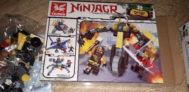 Combo lắp ráp NLego Ninjagr 6304 trọn bộ