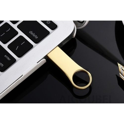 Ổ USB flash kim loại với tốc độ cao Ổ flash USB kim loại Vòng tròn lớn 1GB 2GB 4GB 8GB 16GB 32GB 32GB 64GB 128GB USB Flash Drive 3 màu Có sẵn COD