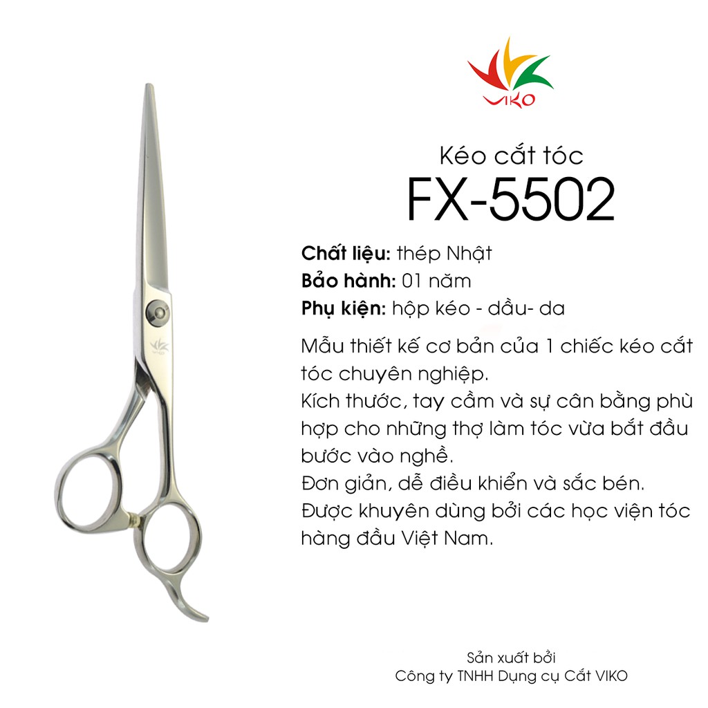 Kéo cắt tóc VIKO FX-5502