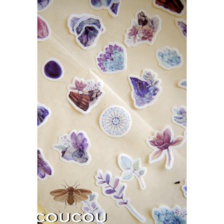 EMERALD MATTE STICKER🌿🌿   bộ sticker 40 miếng