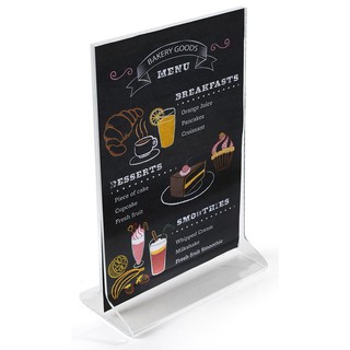 Combo thiết kế và in menu khổ A4 để bàn