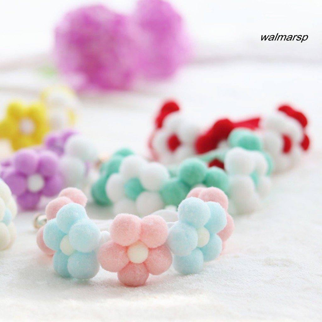 Vòng cổ hình bông hoa thời trang dễ thương cho thú cưng