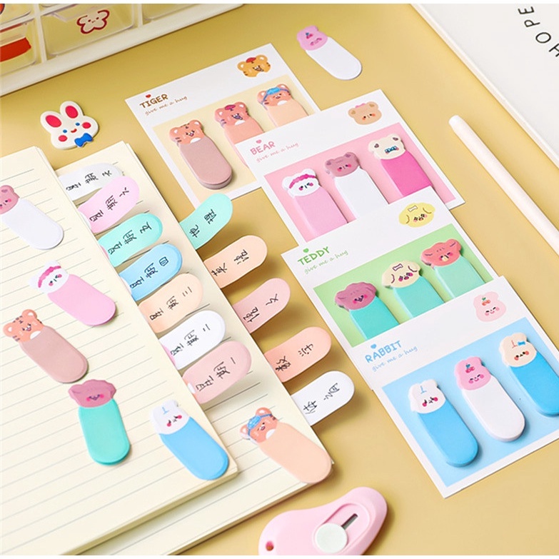 Giấy Ghi Chú Họa Tiết Hoạt Hình Dễ Thương