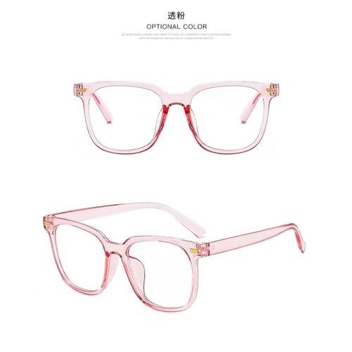 Mắt kính gọng tròn lớn chống tia bức xạ kiểu Hàn Quốc sang trọng cho nữ