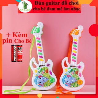Đàn Guitar Đồ Chơi Cho Bé Giúp Phát Triển Khả Năng Âm Nhạc Với Đàn Ghita Cho Bé - Nabako