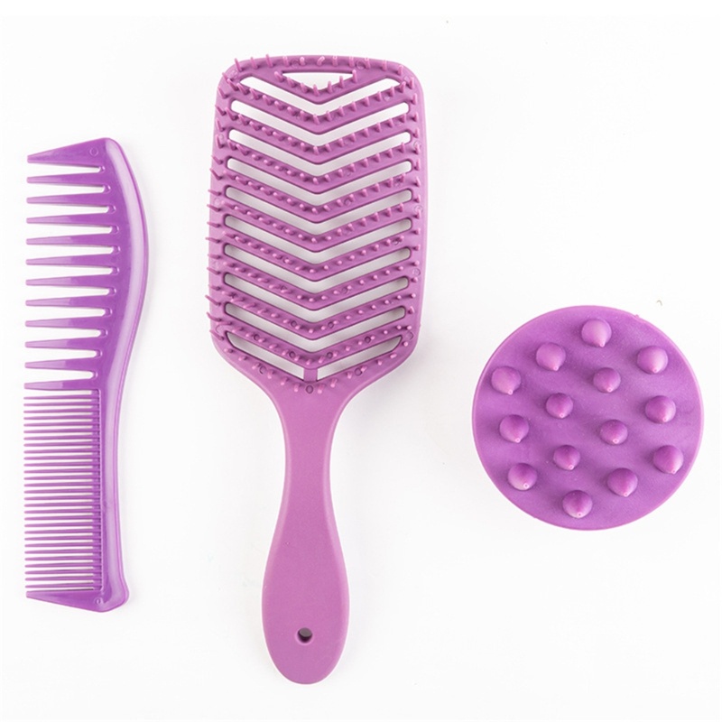 Set 3 Lược Chải Tóc Tạo Kiểu Chuyên Dụng Cho Salon YOUYO