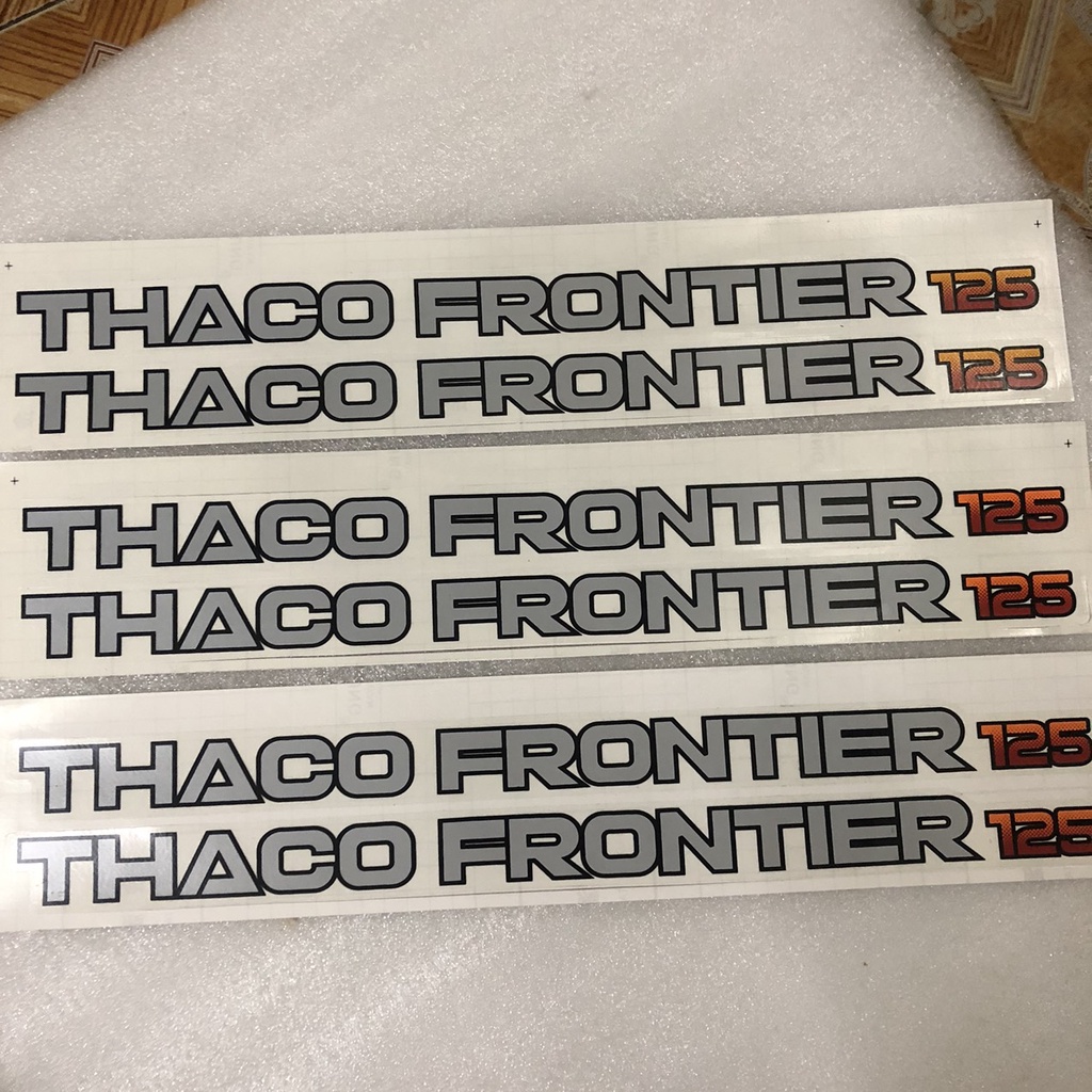 Tem Chữ Dán Xe Tải KIA . THACO K125 - K140