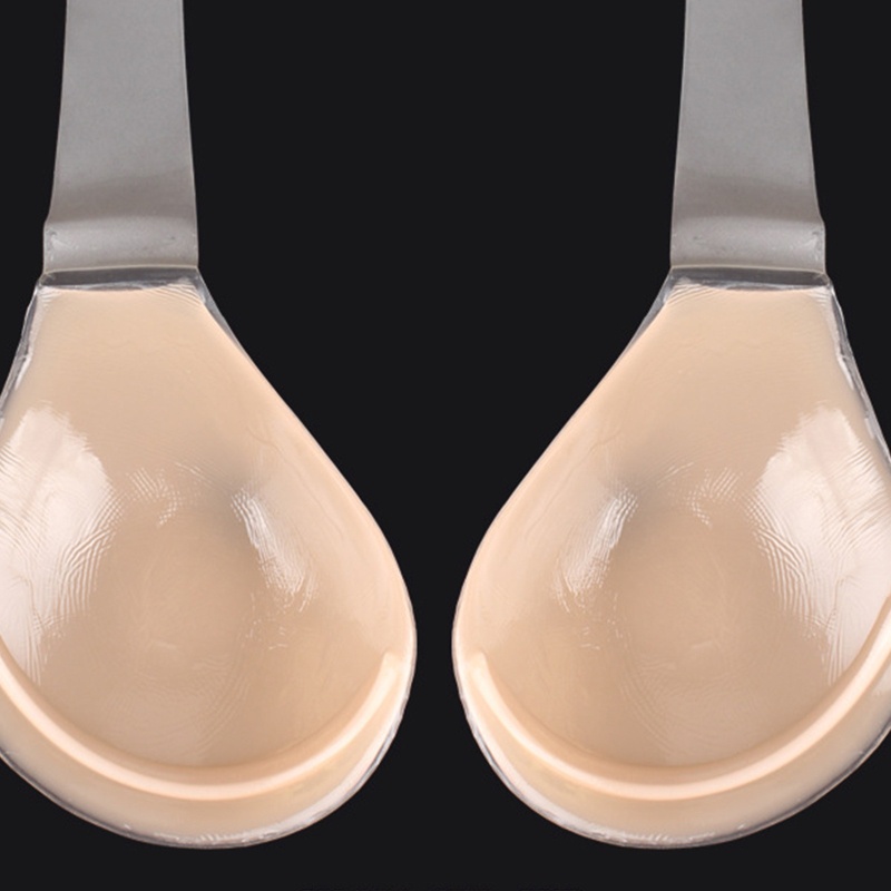 1 Cặp Miếng Dán Ngực Silicone Tàng Hình Tự Dính Có Thể Tái Sử Dụng