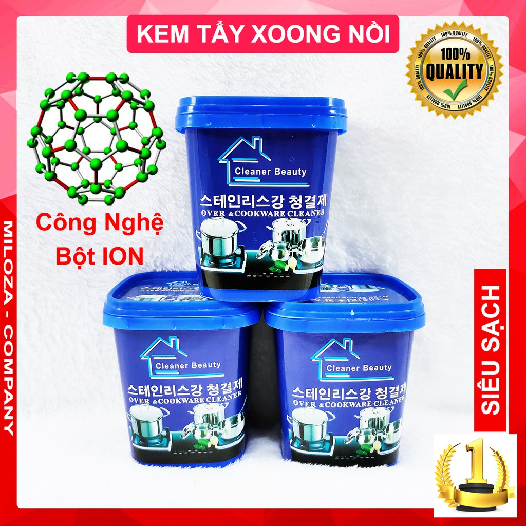 Bột Tẩy Xoong, Nồi,Vệ Sinh Nhà Bếp, Nhà Tắm, Gạch Men, Đồ Gia Dụng