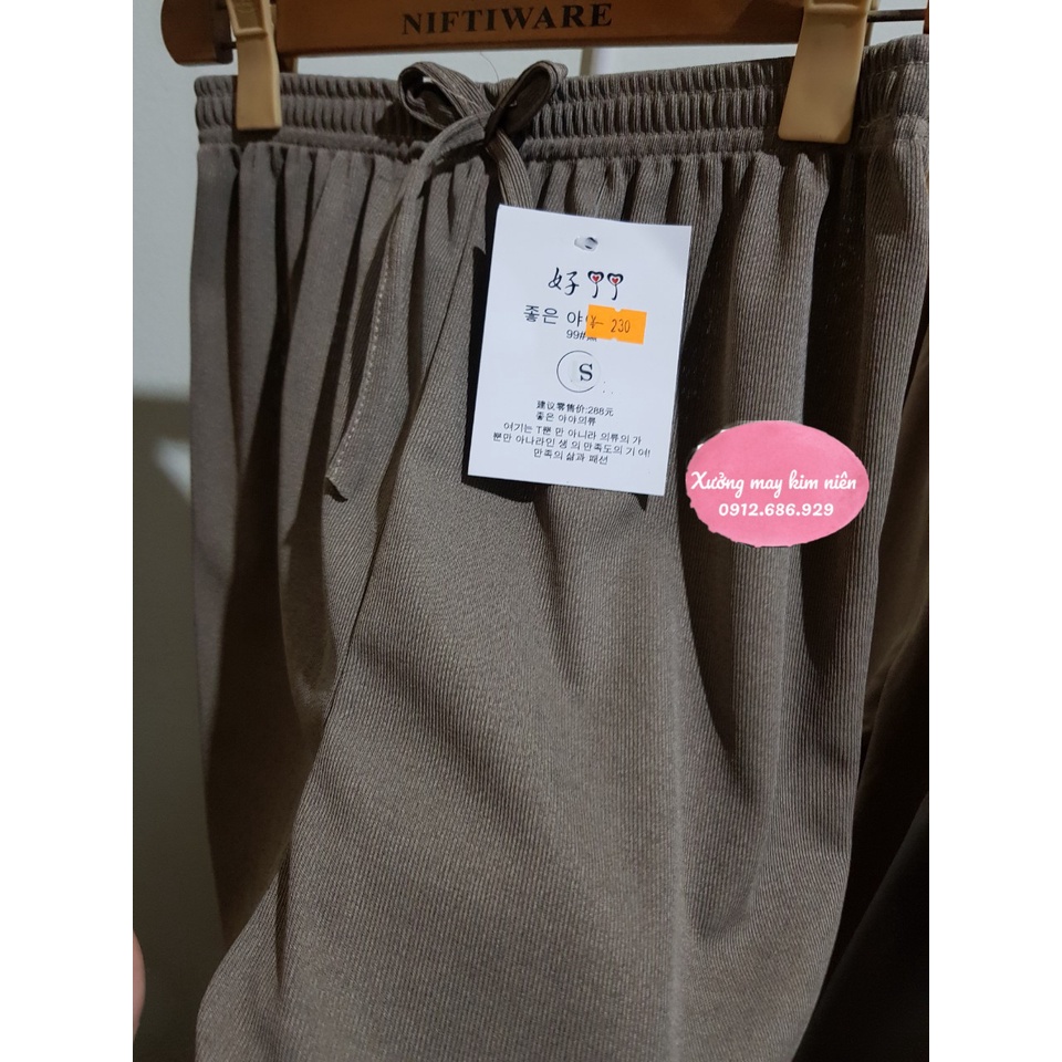 QUẦN LEN TĂM ỐNG SUÔNG, QUẦN CULOTTES SUÔNG TĂM SIÊU HACK DÁNG-230