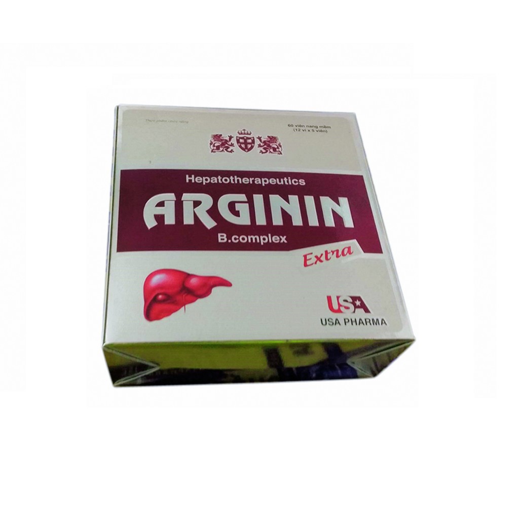 VIÊN UỐNG BỔ GAN ARGININ EXTRA - TĂNG CƯỜNG CHỨC NĂNG GAN - CÀ GAI LEO, DIỆP HẠ CHÂU, ARGININ - GIẢI ĐỘC GAN HỘP 60 VIÊN