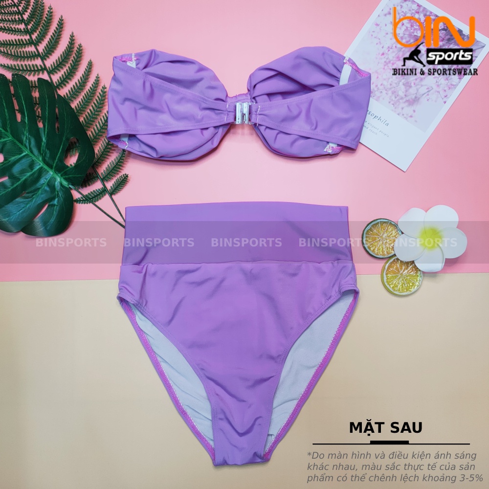 Bikini Nữ Hai Mảnh Cạp Cao Freesize Bin Sports BHV061