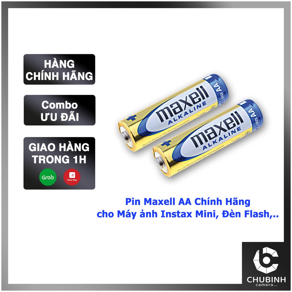 Pin AA Maxell ALKALINE BATTERY (Vỉ 2 Viên)