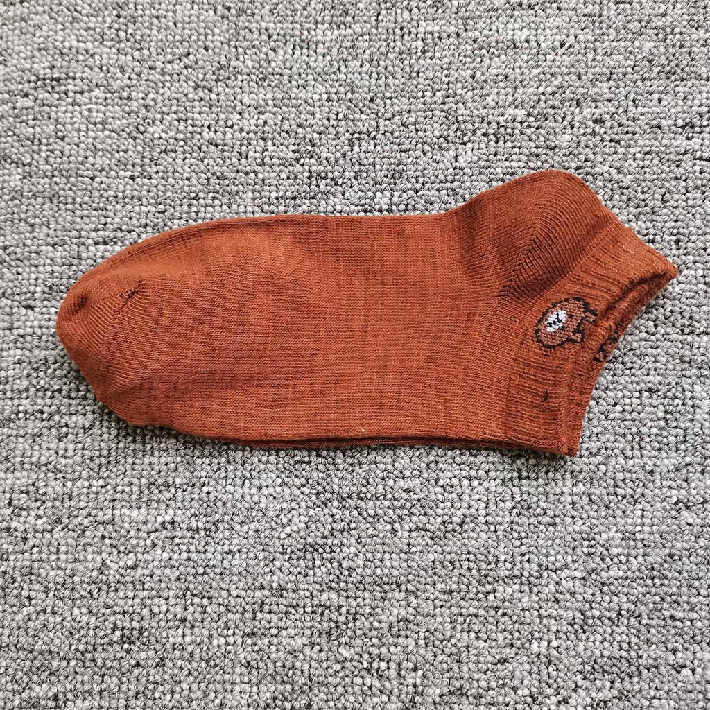 1 Đôi Tất cotton In Hình Gấu Hoạt Hình Xinh Xắn Cho Nữ
