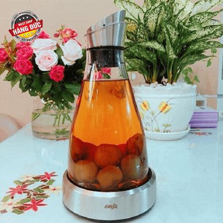 [HÀNG ĐỨC] Bình thủy tinh giữ lạnh EMSA Flow 1 Lít