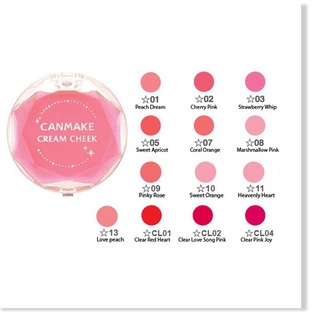 KEM MÁ HỒNG CANMAKE CREAM CHEEK