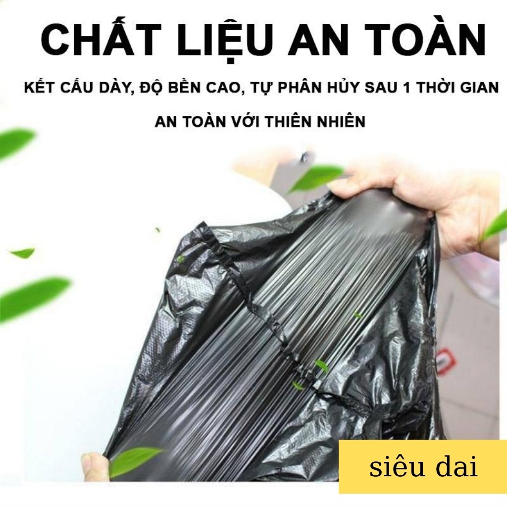 Cuộn rác túi nilon đựng rác tự hủy sinh học bọc hàng hóa bảo vệ môi trường B091