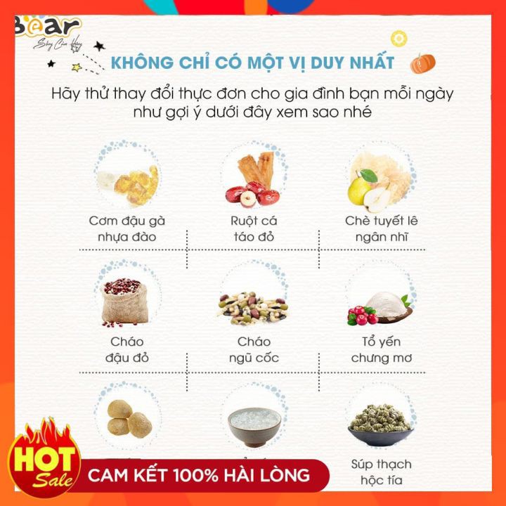 Nồi Nấu Cháo Chậm, Nồi Nấu Chậm 2.5L, Nồi Nấu Đa Năng Kèm Lồng Hấp, Bảo Hành 18 Tháng