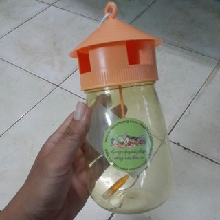 Bộ Thu Hút Ruồi Vàng,Ruồi Chích Quả, Ong Vàng( 1 chai) Thu Hút Ruồi Vào Chai Bảo Vệ Trái, Quả.