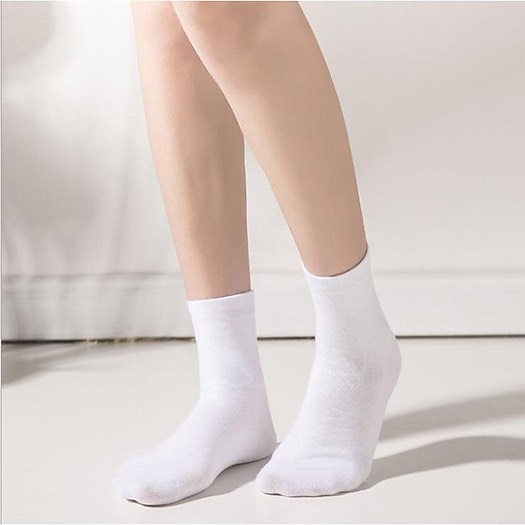 Tất cổ cao nam nữ, tất nữ nam nhún chất liệu cotton mềm thoáng mát dễ phối đồ - zadola fashion
