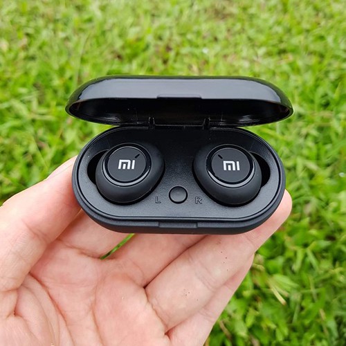 Tai nghe không dây Xiaomi - Redmi Airdots Đen - Bluetooth 5.0 Pin 12 tiếng kèm hộp