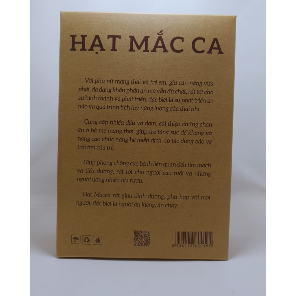 Hạt macca nứt vỏ 500g đắk nông (hạt mắc ca) ej farm | BigBuy360 - bigbuy360.vn