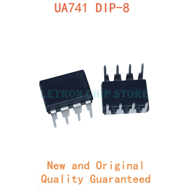 Bộ 10 Linh Kiện Điện Tử Ic Ua741Cn Dip8 Ua741Cp Dip-8 Ua741 Op Amp Lm741 Dip 741 Ic Opamp Gp 1mhz